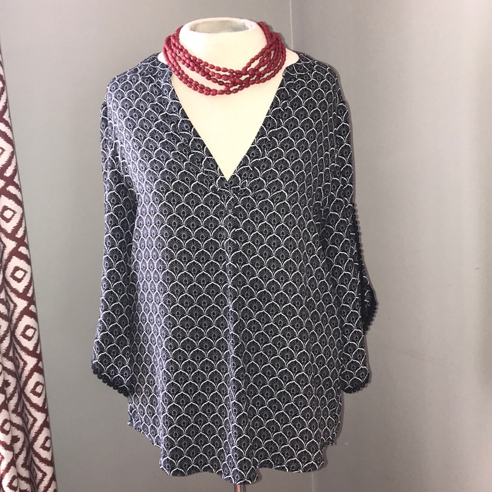 Ethnic print shirt